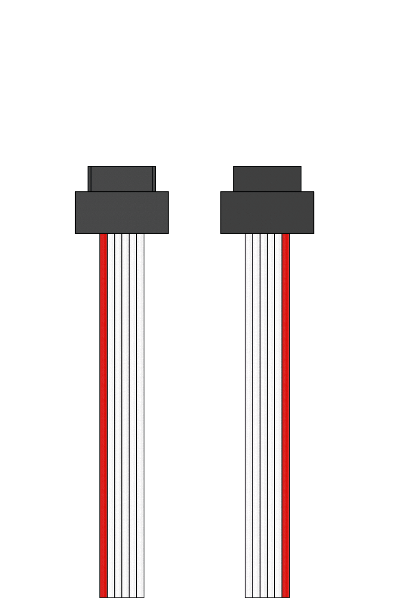 Erni cable, 6 pole, 30cm