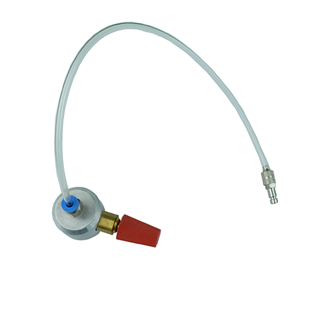 Gas regulating valve for propane cylinders
