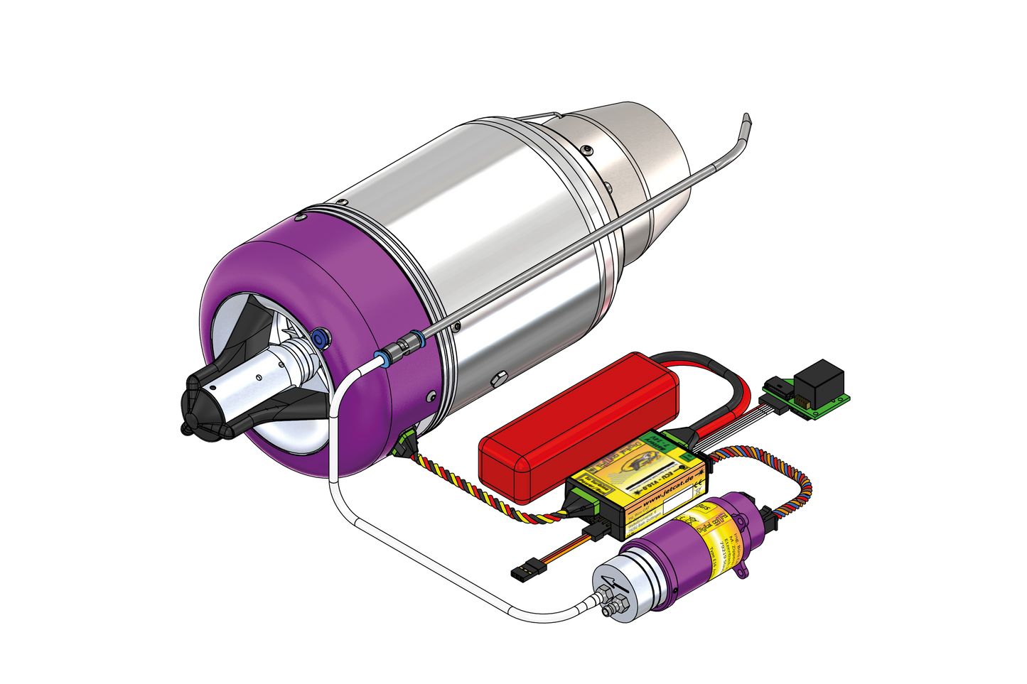 JetCat smoke pump, BUS type suitable for V10 and up ECU