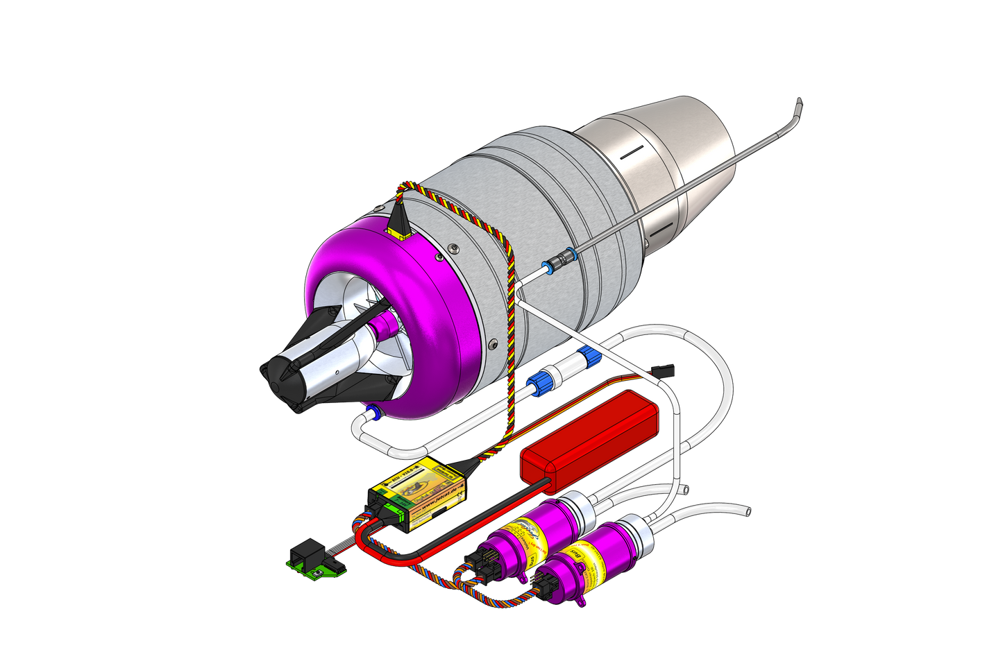 JetCat smoke pump, BUS type suitable for V10 and up ECU