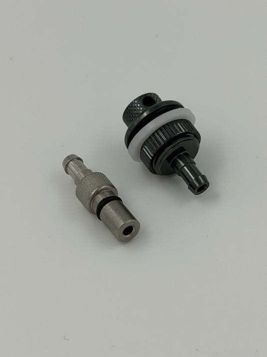 Fuselage vent kit assembly - including bung and taxi tank male fitting