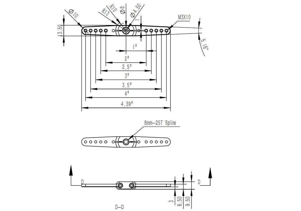 CHASERVO-Double-Arm 0825 Black